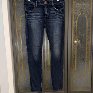 American Eagle Outfitters Super Low Jegging Indigo Skinny Jeans